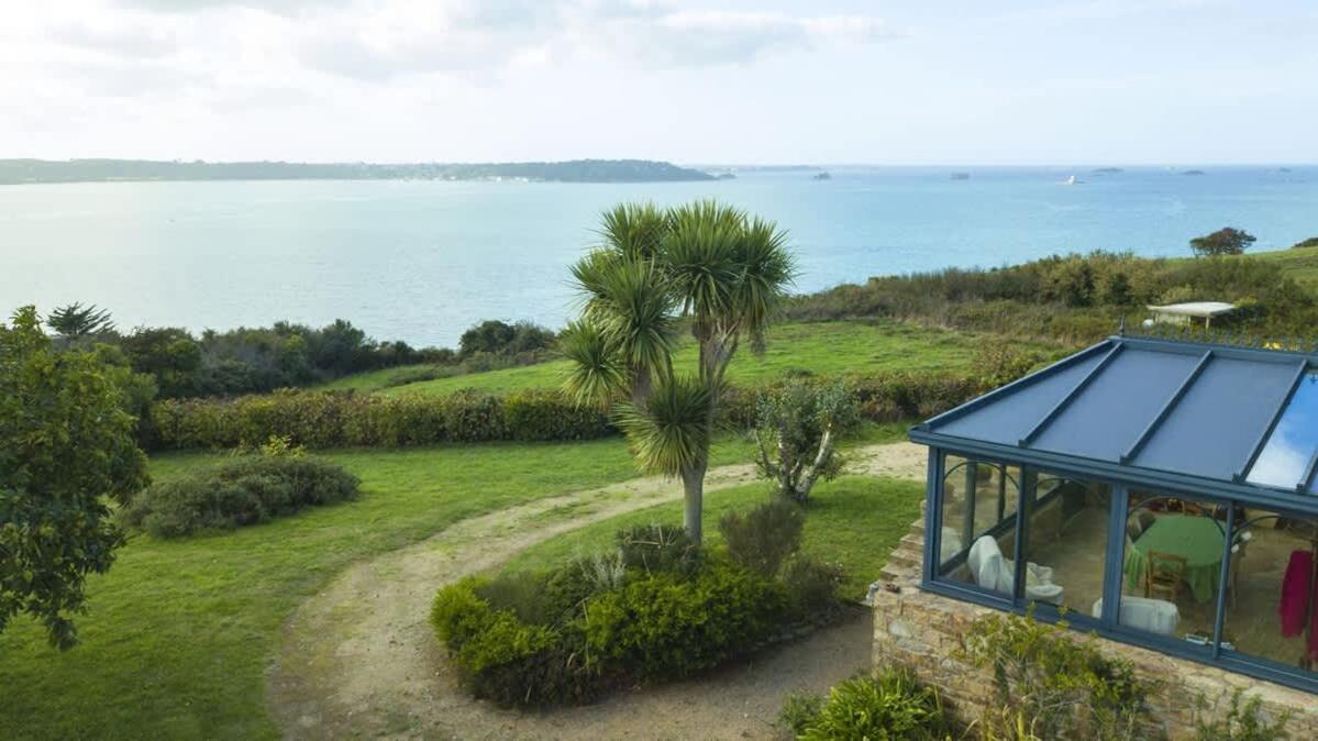 Kermartin - Maison De Famille Avec Vue Sur La Baie De Morlaix Plouezoc'h Екстер'єр фото