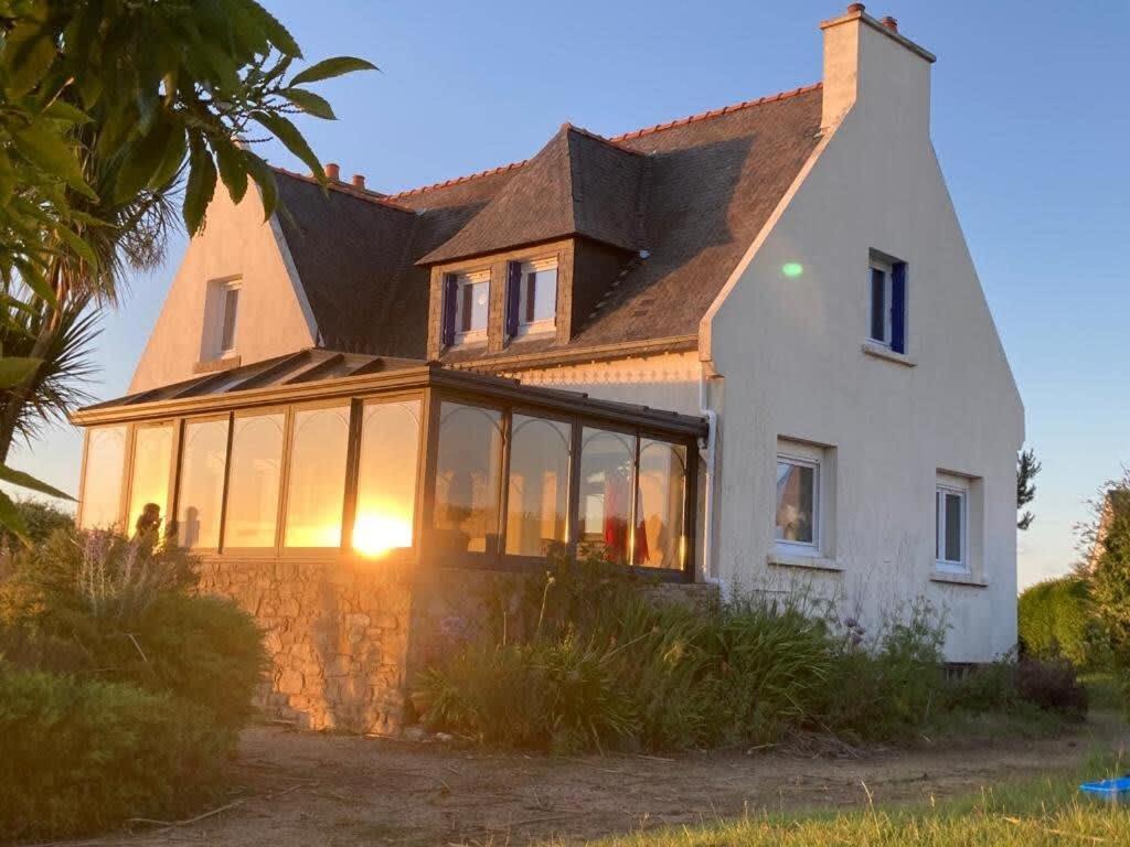 Kermartin - Maison De Famille Avec Vue Sur La Baie De Morlaix Plouezoc'h Екстер'єр фото