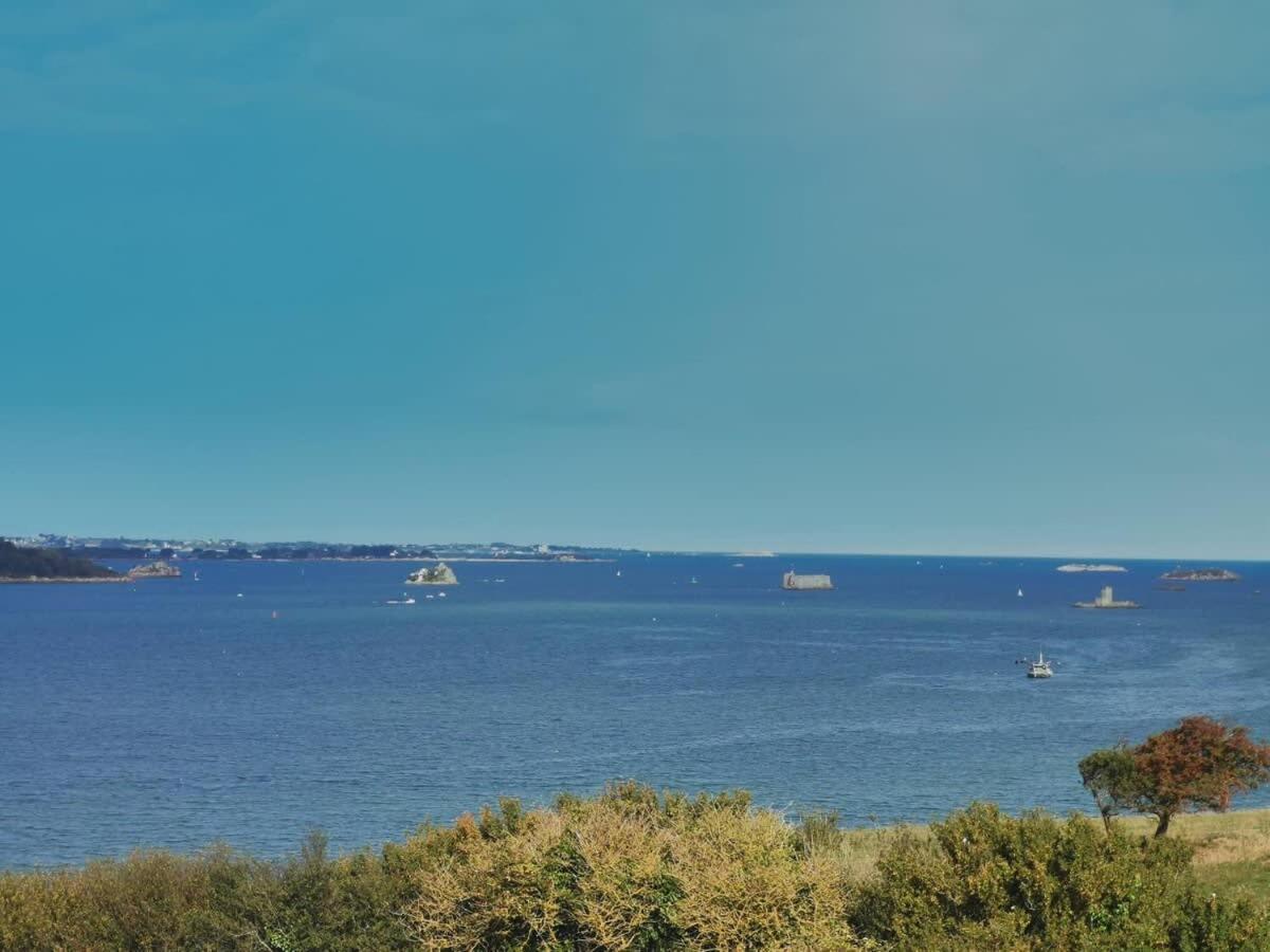 Kermartin - Maison De Famille Avec Vue Sur La Baie De Morlaix Plouezoc'h Екстер'єр фото