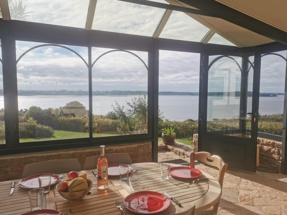 Kermartin - Maison De Famille Avec Vue Sur La Baie De Morlaix Plouezoc'h Екстер'єр фото