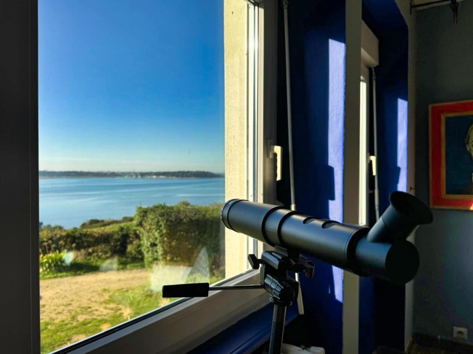 Kermartin - Maison De Famille Avec Vue Sur La Baie De Morlaix Plouezoc'h Екстер'єр фото